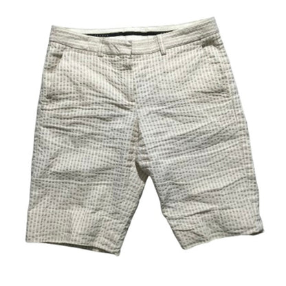 Theory Striped Linen Shorts Size 2 - Preppy, Classic, Summer Chic