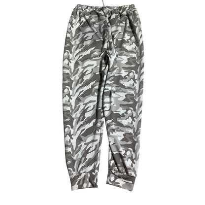 Indero Camo Jogger Pants White/Gray Youth LG/XL — Athletic, Streetwear, Casual