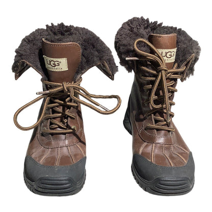 UGG Adirondack Tall Leather Waterproof Boots Women’s 6 — Winter, Outdoor, Cozy