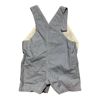 Starting Out Infant Striped Sailboat Shortalls 6M — Nautical, Cute, Classic