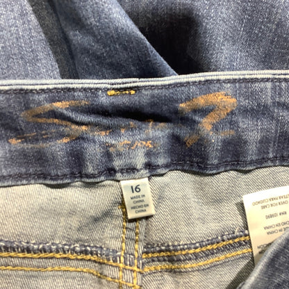 Seven7 Women’s Jeans Size 16 — Denim Blue, High Rise, Skinny