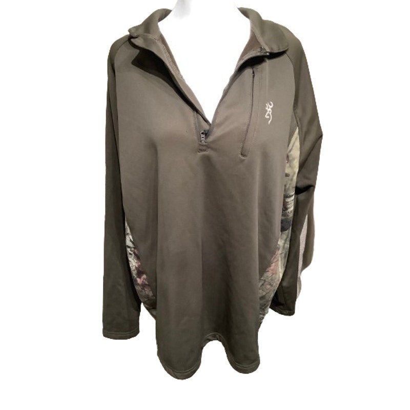 Browning Realtree Camouflage Pullover Sweatshirt Large Outdoor, Hunting, Casual