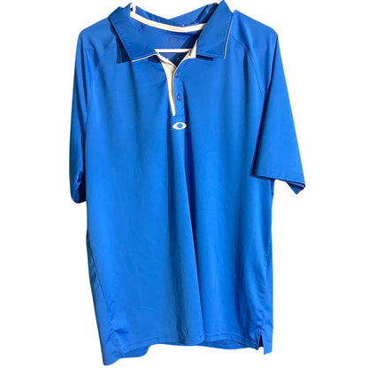 Oakley Hydrolix Golf Polo Blue Men’s XL Performance — Golf, Athletic, Sporty