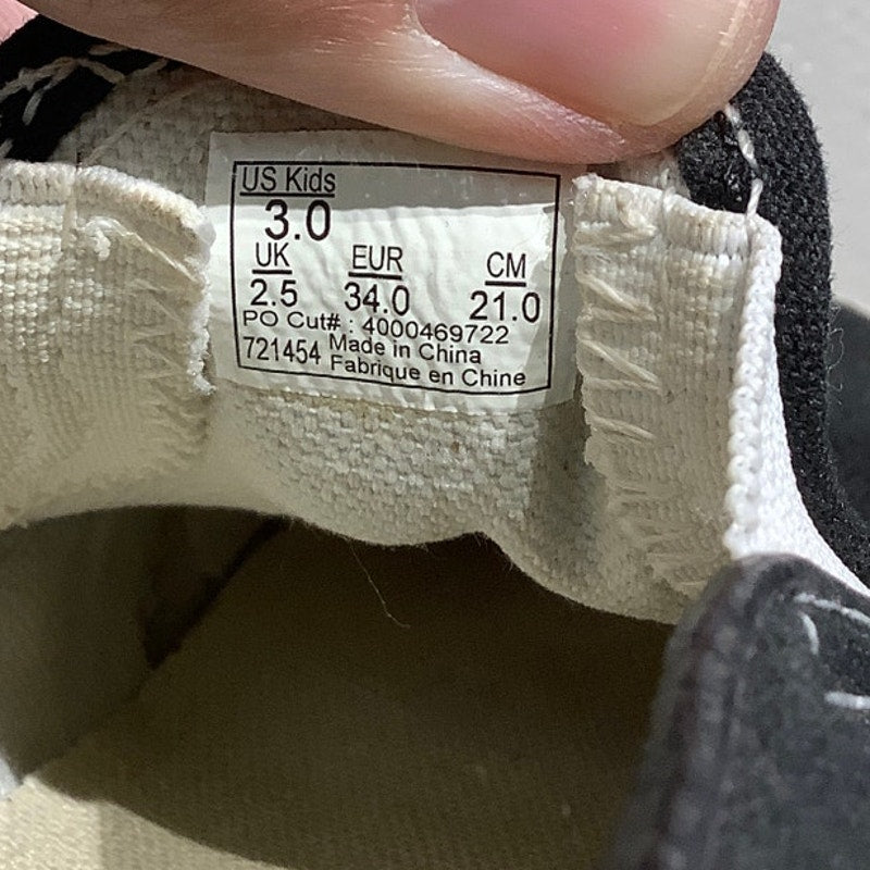 Vans Black Canvas Slip-On Shoes Child Size 3 – Casual, Skate, Classic