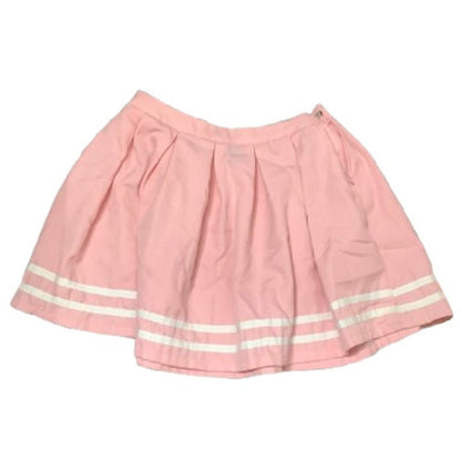 Hot Topic Pink and White Mini Skirt - Tenniscore, Preppy, Coquette