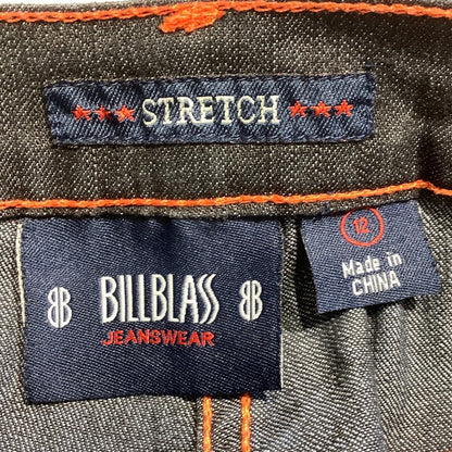 BillBlass Jeanswear Denim Black Pants Women’s 12 - Stretch, Pleated, Classic Fit