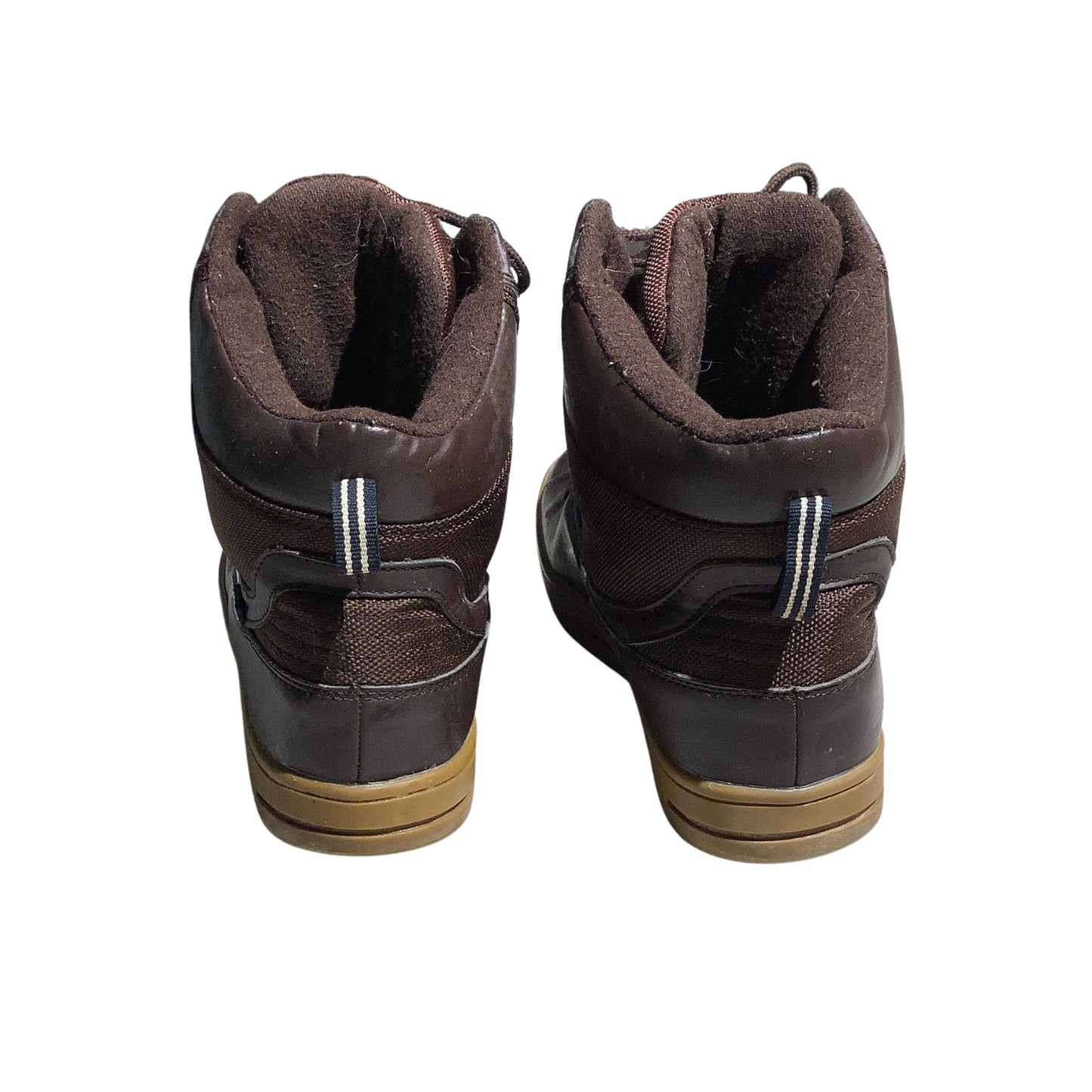 Nautica Brown Duck Boots Men’s Size 11— New Bedford, Ankle Height, Weather-Ready