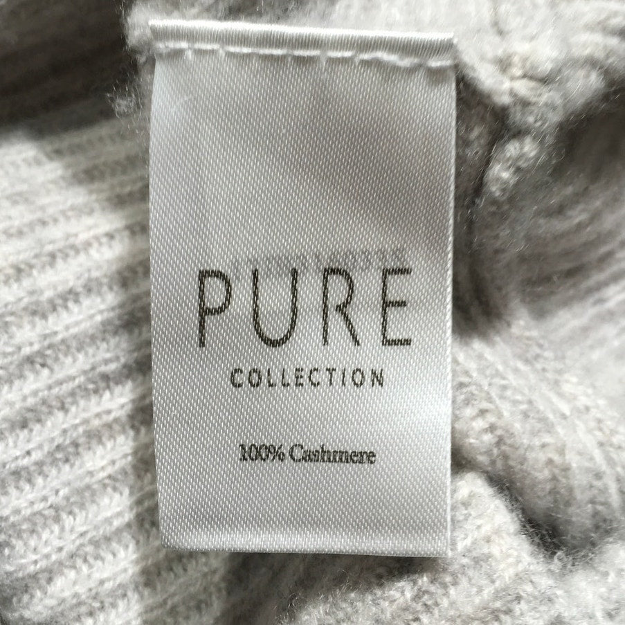 Pure Collection Off-White Cashmere Tunic Size 8/10 - Minimalist, Elegant, Cozy