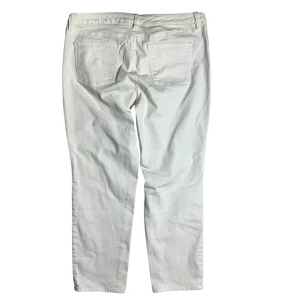 Talbots Off-White Slim Ankle Pants Women’s 16P — Preppy, Classic, Casual
