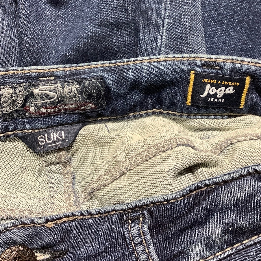 Silver Jeans Co Men’s Jeans Size 30W x 31L — Dark Denim, Distressed, Skinny