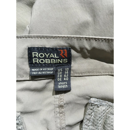 Royal Robbins Tan Outdoor Pants Size 10 Short- Athleisure, Outdoorsy, Functional