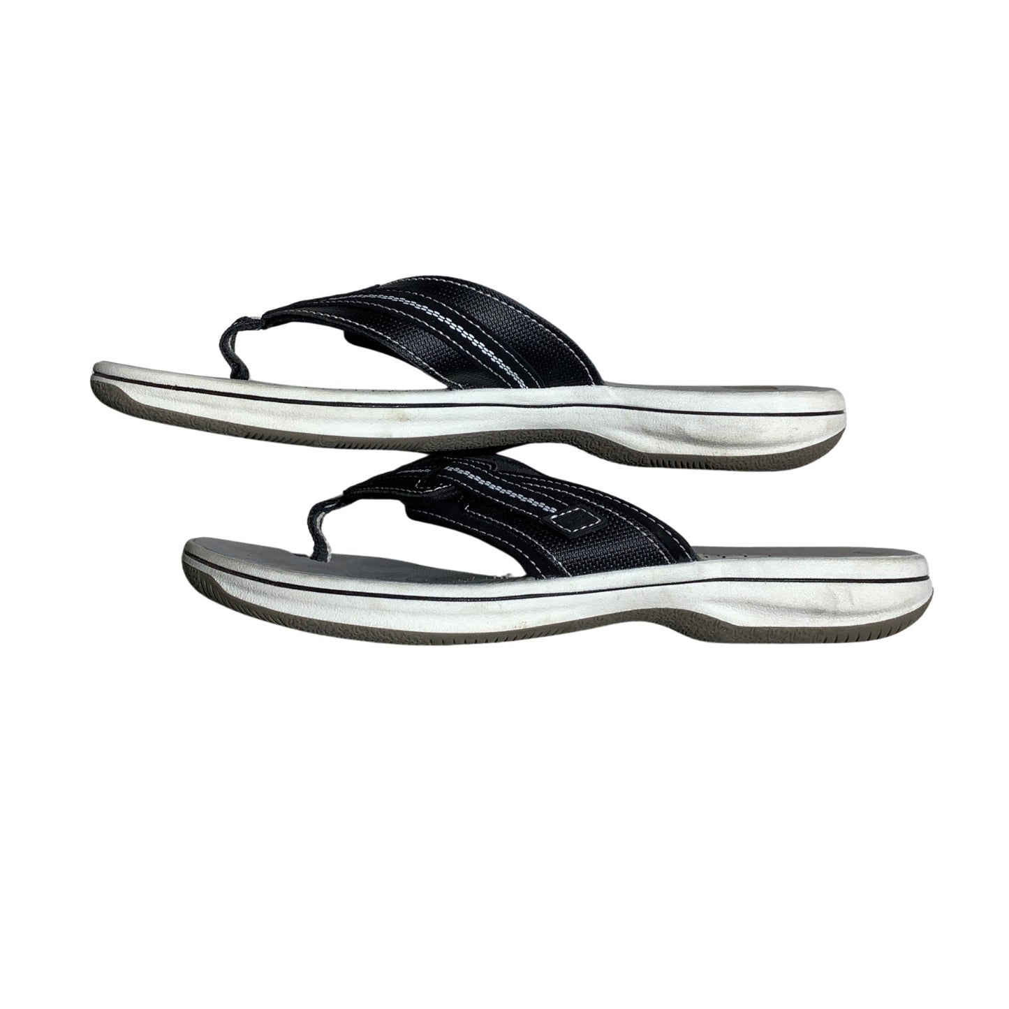 Clarks Cloudsteppers Brinkley Jaxx Flip Flops Women’s 8M—Casual, Comfort, Summer
