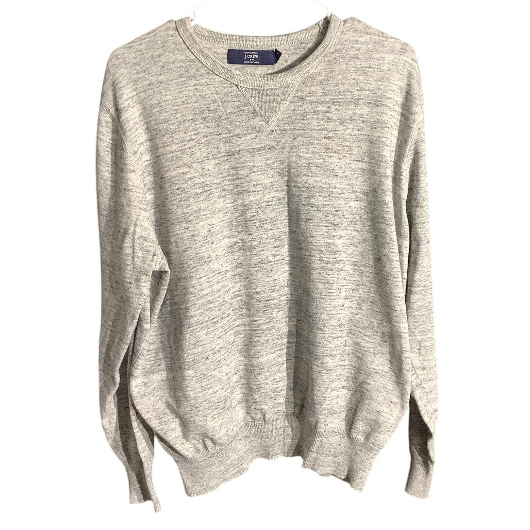 J.Crew Crew Neck Sweater Gray, Men’s Size XL — Classic, Casual, Minimalist