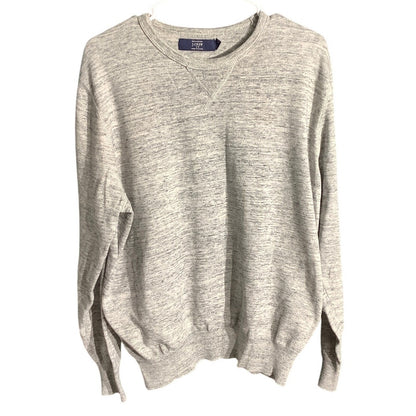 J.Crew Crew Neck Sweater Gray, Men’s Size XL — Classic, Casual, Minimalist