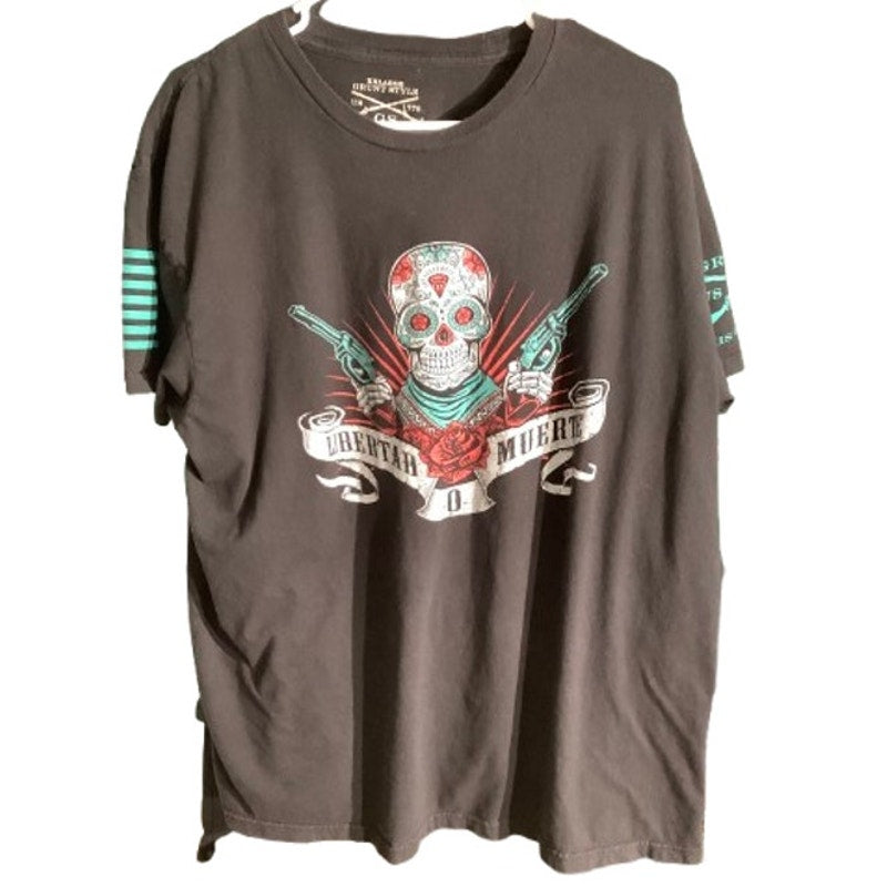 Grunt Style Libertad O Muerte T-Shirt Men’s XXL – Patriotic, Graphic, Casual
