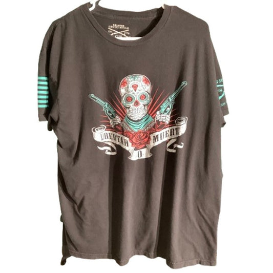 Grunt Style Libertad O Muerte T-Shirt Men’s XXL – Patriotic, Graphic, Casual