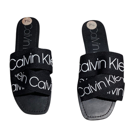 Calvin Klein Slide Sandals Women’s Size 7.5M — Casual, Designer, Summer