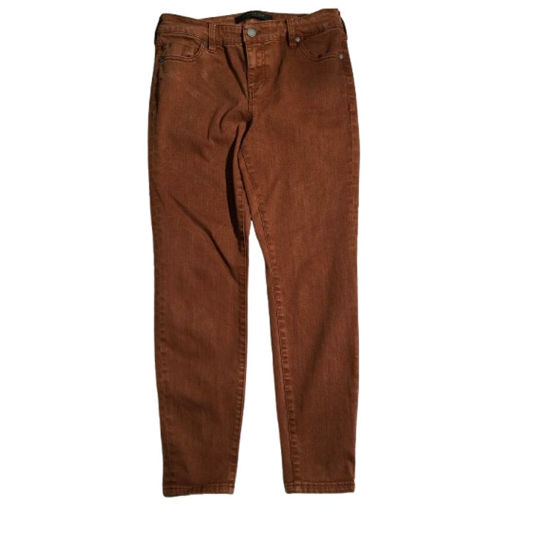 Liverpool Ankle Skinny Jeans Burnt Orange 28/6P - Casual, Boho, Fallcore