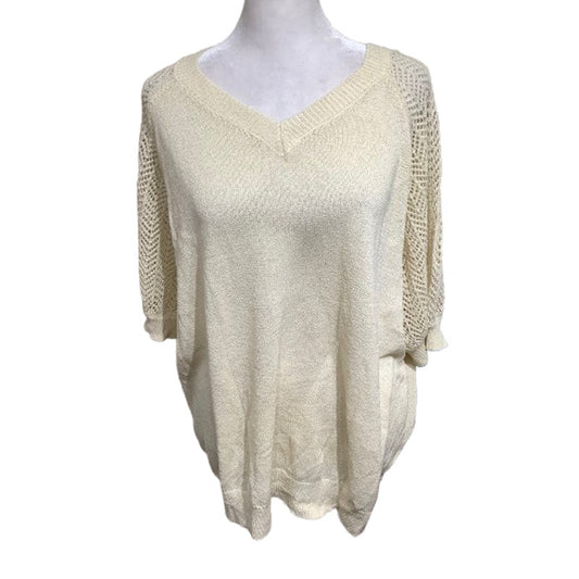 DOKOTOO Short Sleeve Sweater Size 2XL - Feminine, Chic, Boho