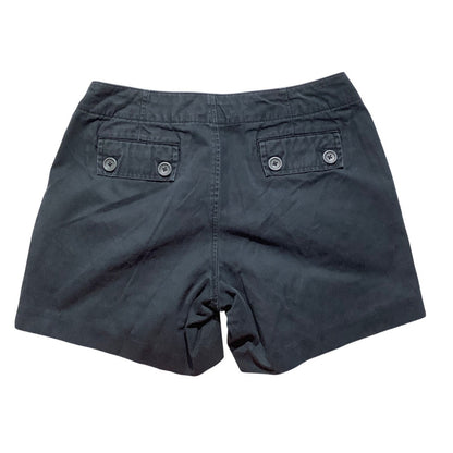 Banana Republic Black Cotton Shorts Size 4 – Minimalist, Classic, Preppy