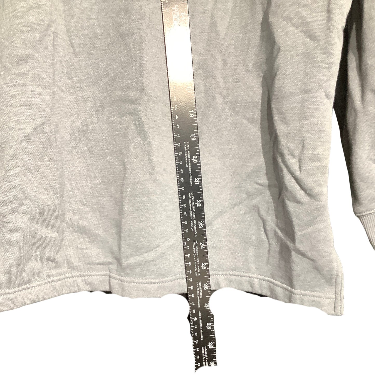Columbia Light Gray Logo Fleece Hoodie Men’s Large — Outdoor, Athleisure, Casual