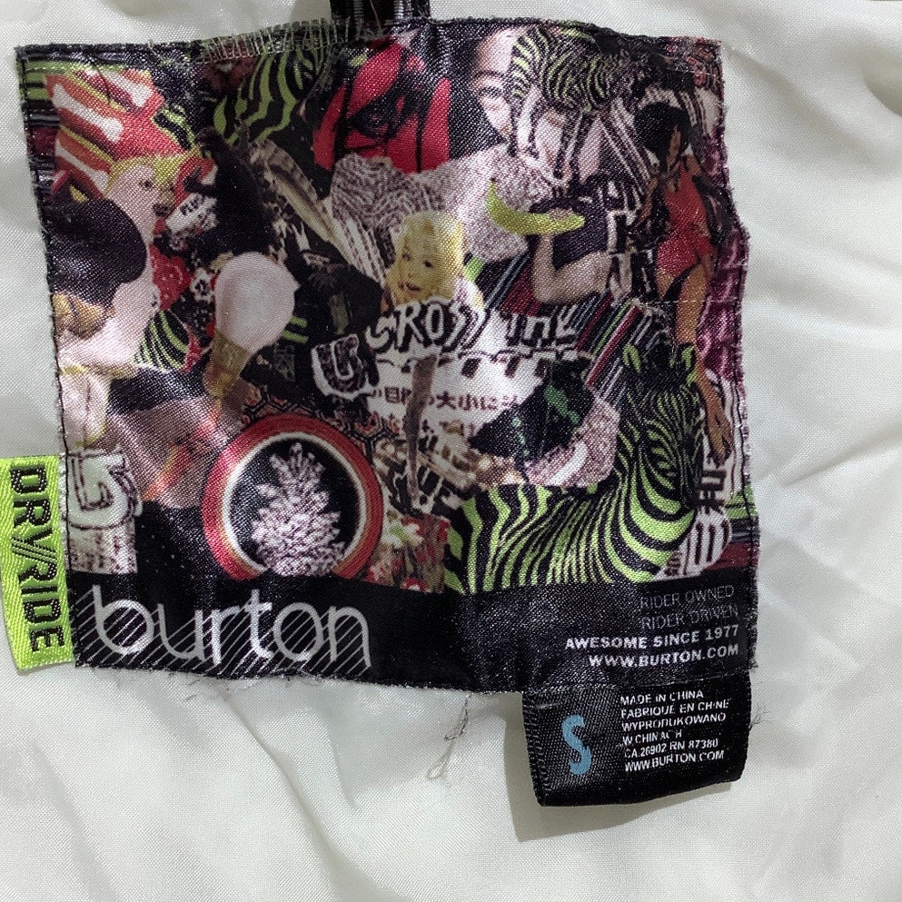 Burton Off-White Snowboard Jacket Women’s Small – Performance, Winter, Sporty