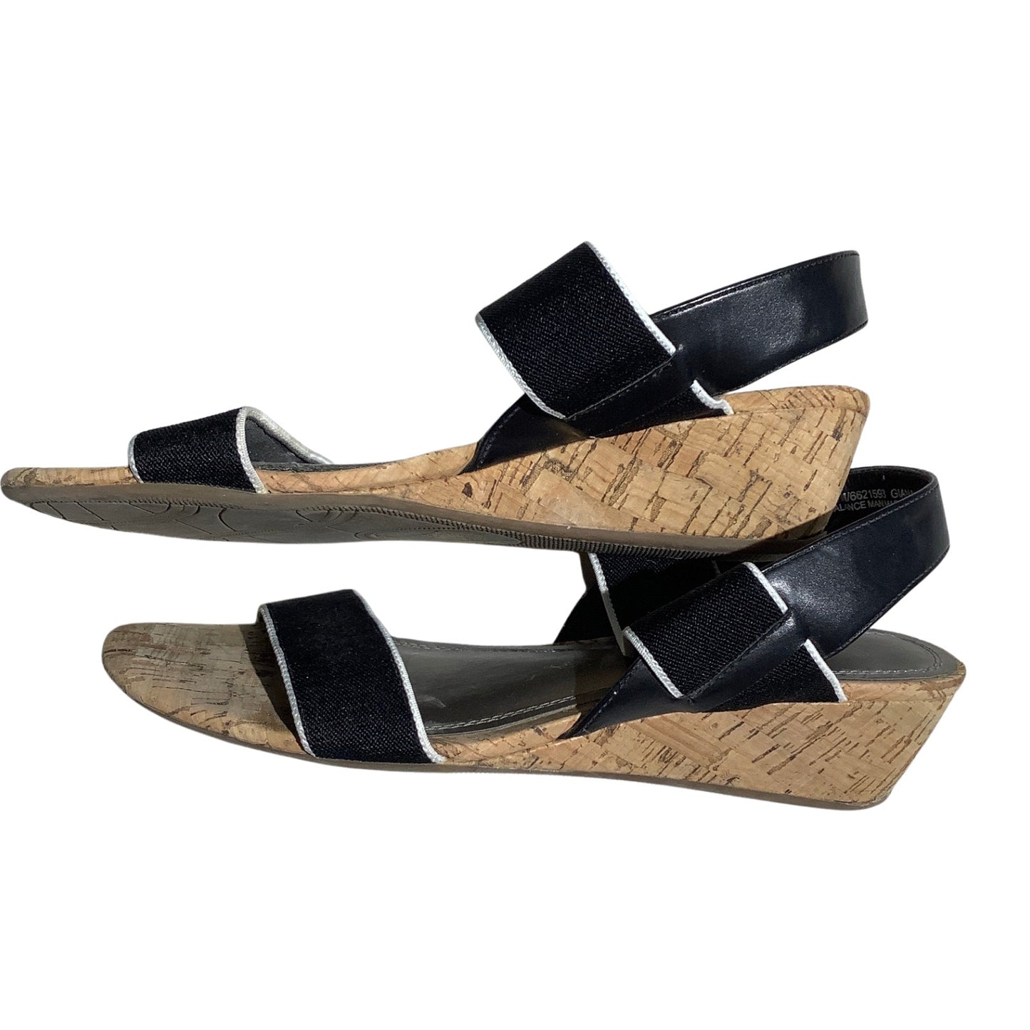 Coach and Four Wedge Sandals Women Size 6.5 — Classic, Minimalist, Summer