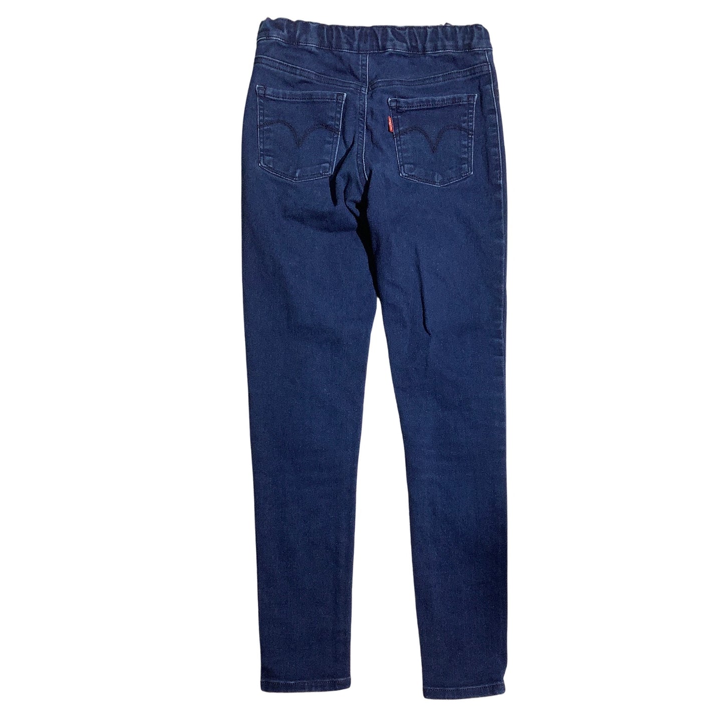 Levi’s Kids Dark Denim Pull-On Jeggings Size 12 — Stretch, Slim, Everyday