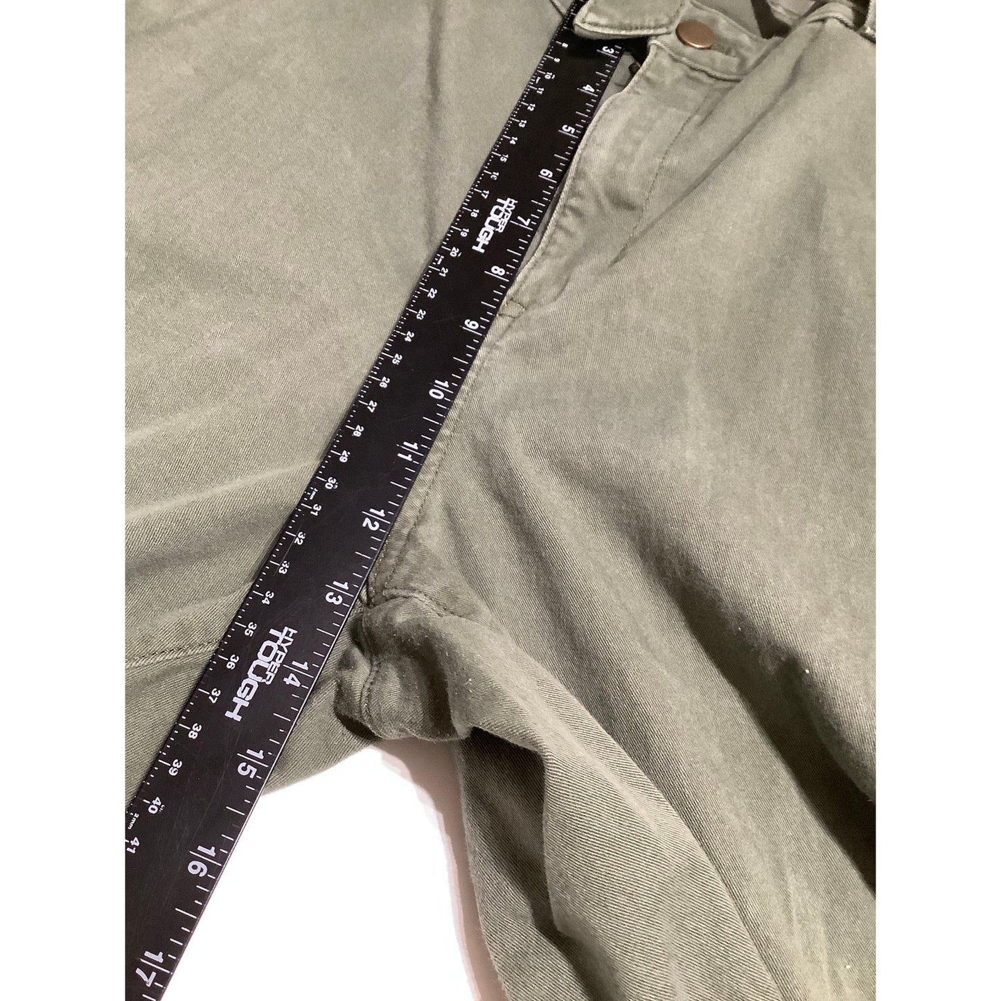 Banana Republic Green Khaki Barrel Pants, Size 12 – Preppy, Casual, Utility