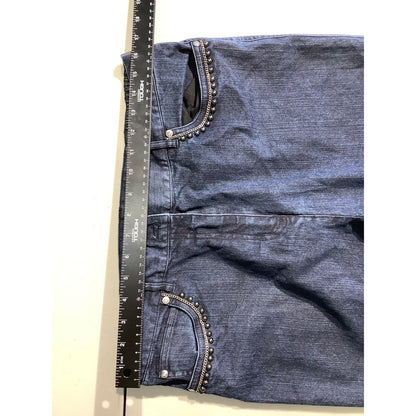 JM Collection Blue Denim Pants Women’s Sz 14 - Elegant, Comfortable, Embellished