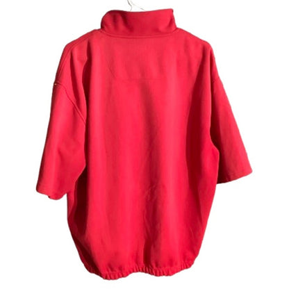 Bollé Golf Pullover Men’s Size LG – Red, 1/4 Zip, Short Sleeve