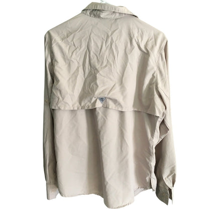 Fishing Shirt by Viddia Size L Hiking Bass Fish Performance, Outdoor, Utility