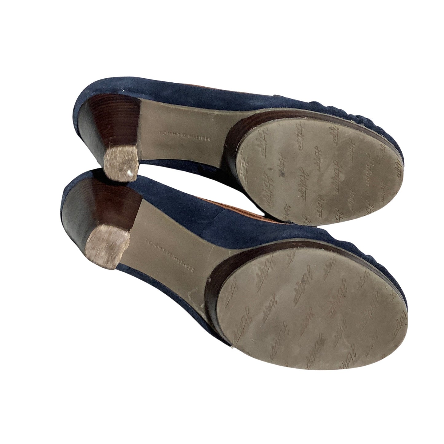 Tommy Hilfiger Platform Loafer Heels Women Size 7.5M — Preppy, Nautical, Office