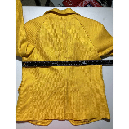 Talbots Mustard Yellow Wool Blend Blazer Women’s 6 — Preppy, Career, Classic