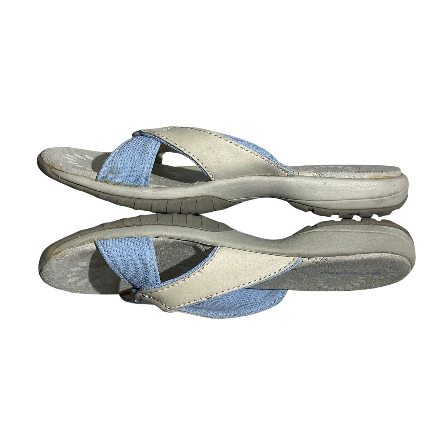 Columbia Nani Slide Sandals Light Blue/Ivory Women’s 7— Comfort, Outdoor, Casual