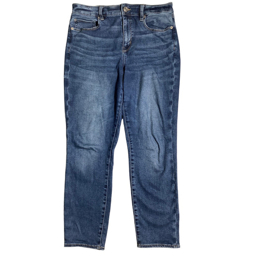 American Eagle Blue Hi-Rise Skinny Jeans Women 10— Stretch, Casual, Everyday