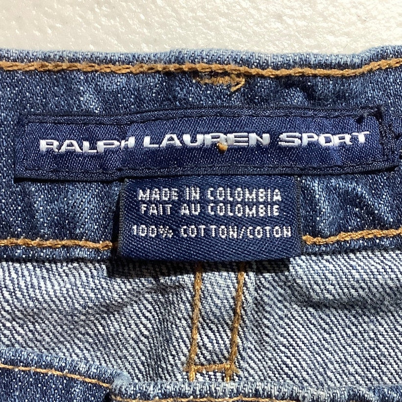 Ralph Lauren Sport Denim Shorts Women’s Size 8 – Classic, Cotton, Mid-Rise
