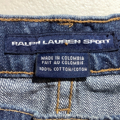 Ralph Lauren Sport Denim Shorts Women’s Size 8 – Classic, Cotton, Mid-Rise