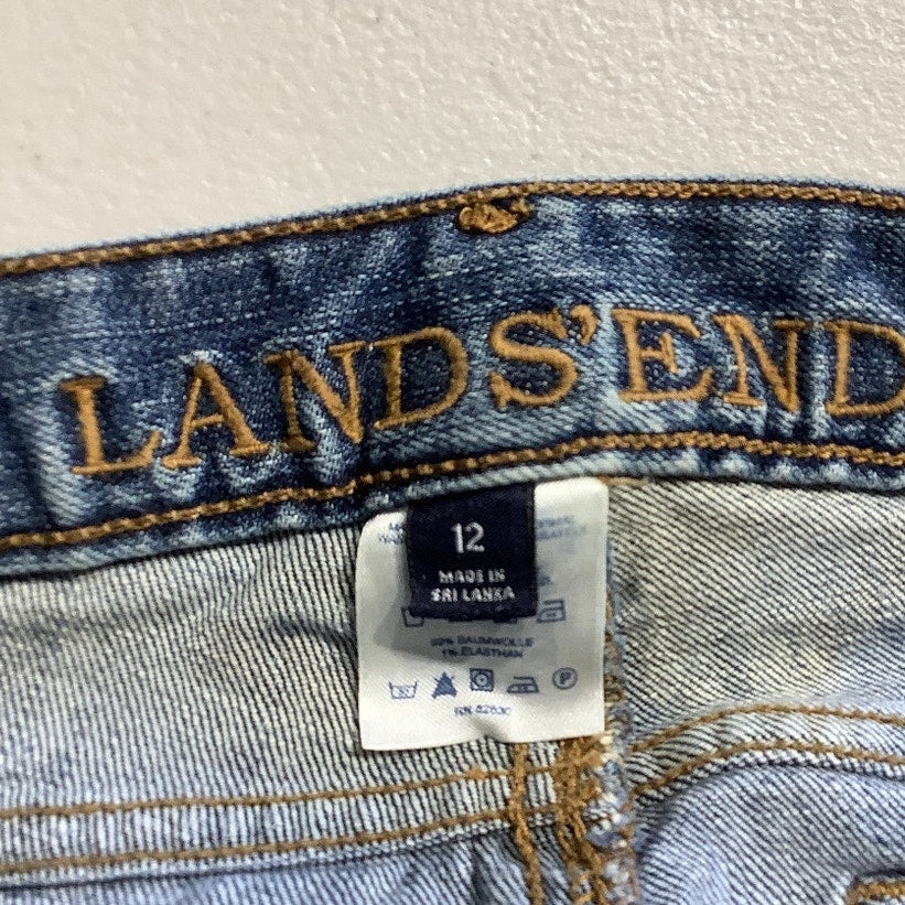 Lands' End Bootcut Jeans Size 12 Denim Blue – Classic, Casual, Preppy