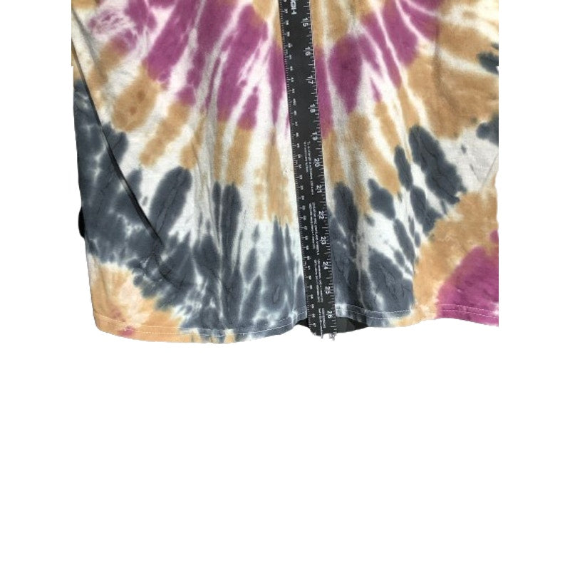 Metallica Tie-Dye Rock T-Shirt Men’s Size Large — Graphic Band Tee, Cotton