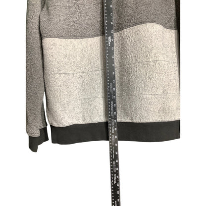 Rerun Full Zip Hoodie Jacket Youth Large Black Gray— Utility, Casual, Streetwear