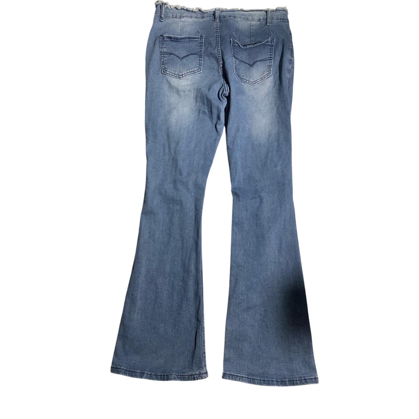 Pastel Jeans Flare Denim Jeans Girls Size 13/14 — Casual, Retro, Stretch