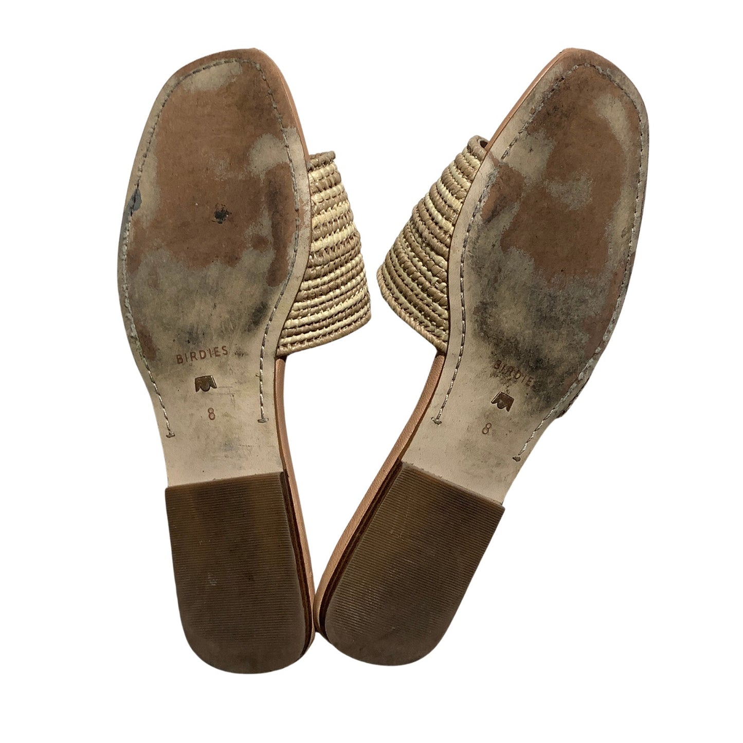 Birdies Sand Raffia Slide Sandals Women’s 8 — Woven, Casual, Summer