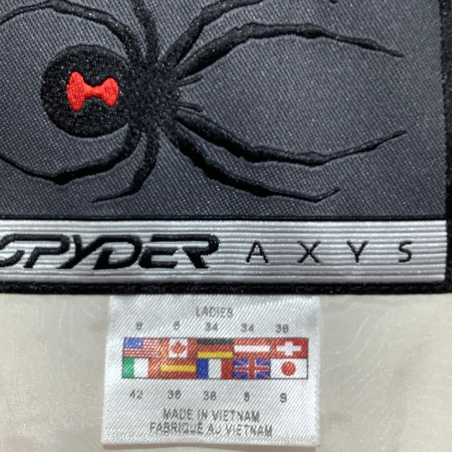 Spyder Women’s Ski Jacket Size 8 Red/White – Performance, Insulated, Sporty