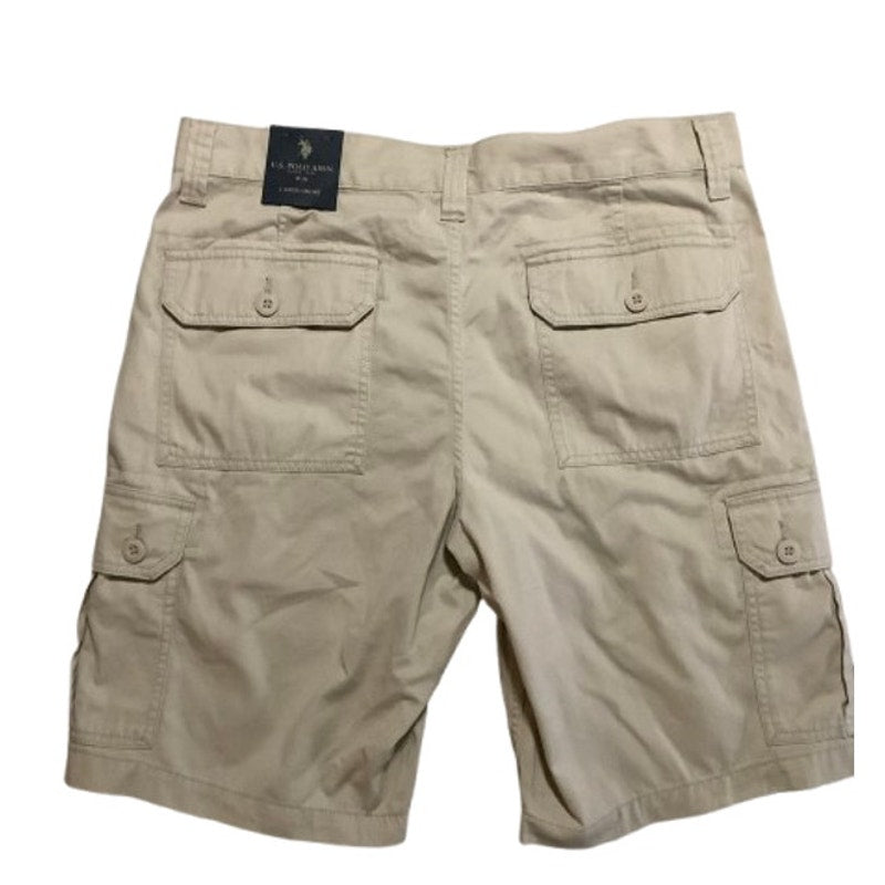 U.S. Polo Assn. Men's Cargo Shorts 36W - Khaki, Classic, Casual (NWT)