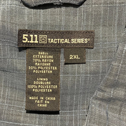 5.11 Tactical Men’s 2XL Button Down Shirt — Utility, Outdoor, Casual