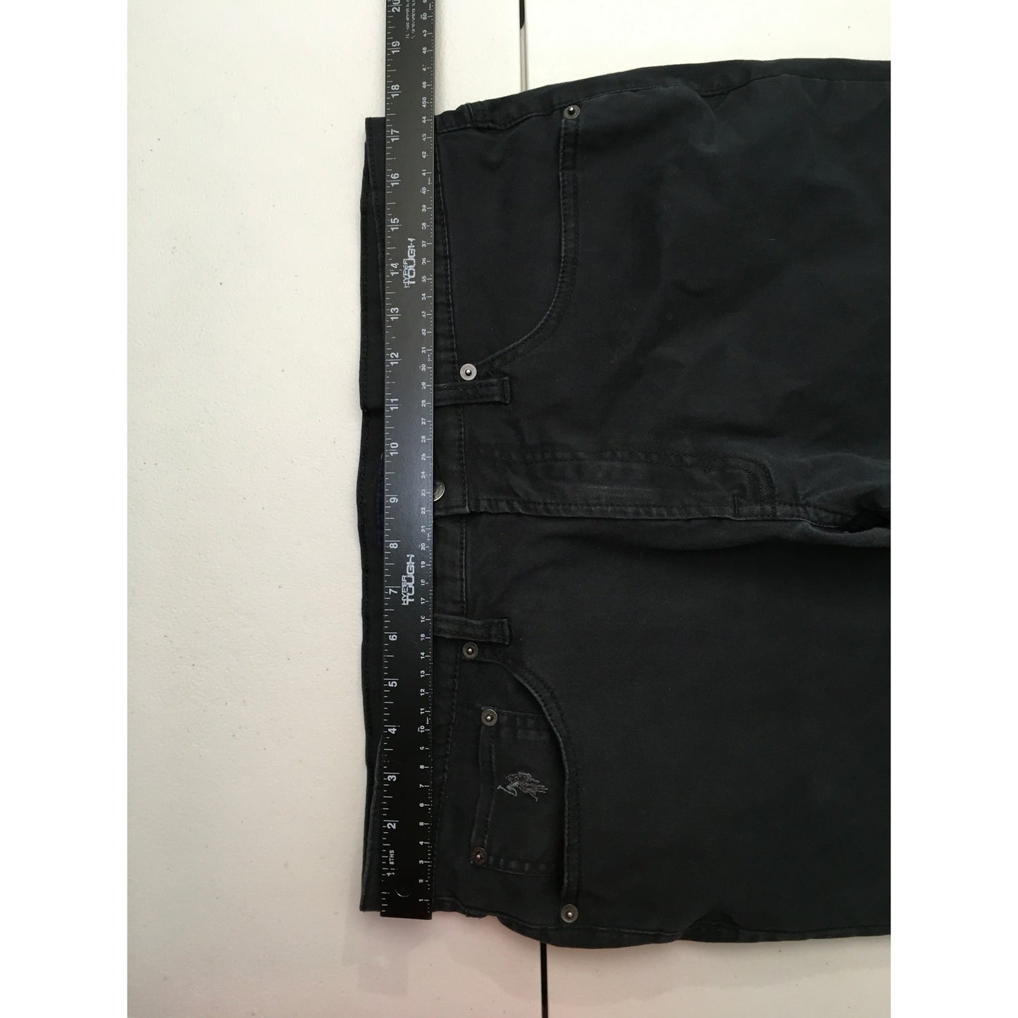U.S. Polo Assn. Men's Black Stretch Pants 36W x 30L- Classic, Streetwear, Casual