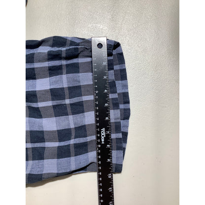 Tommy Bahama Blue Plaid Shorts Men’s Size 33W — Casual, Lightweight Summer Fit