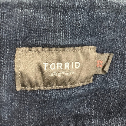 Torrid Denim Blue Cropped Jeans - Sz 22, Casual, Trendy, Comfortable