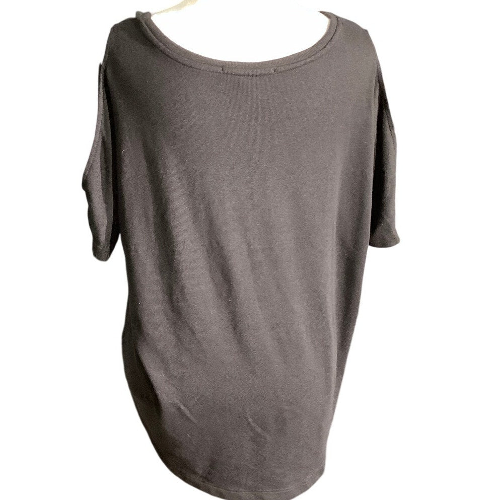 Boston Proper V-Neck Top Women’s Size Medium — Cold Shoulder, Casual, Minimalist